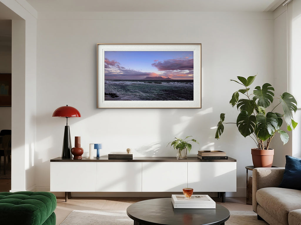 The Overcast Kingdom – Table Mountain | Cape Town | Wall Art | Float Frame Paper Print