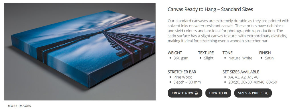 Canal Houses Sunset Reflection - Stretched Canvas