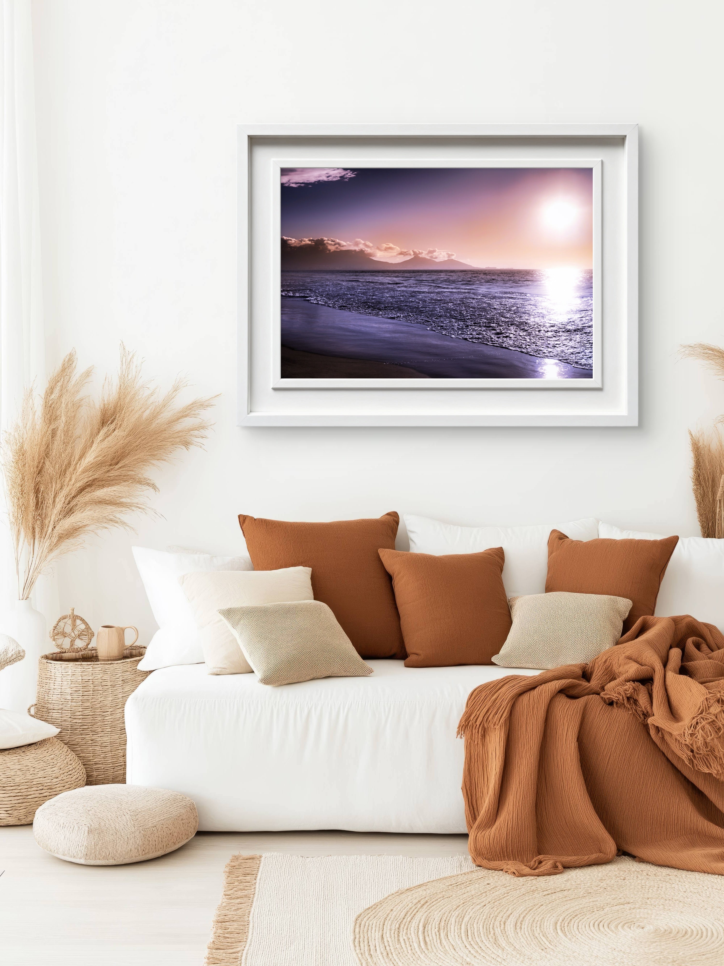 Summer Weather Cape Town Photography Wall Art Print | Summer Coastal Fine Art Print | Photography Decor Canvas  Print with Frame