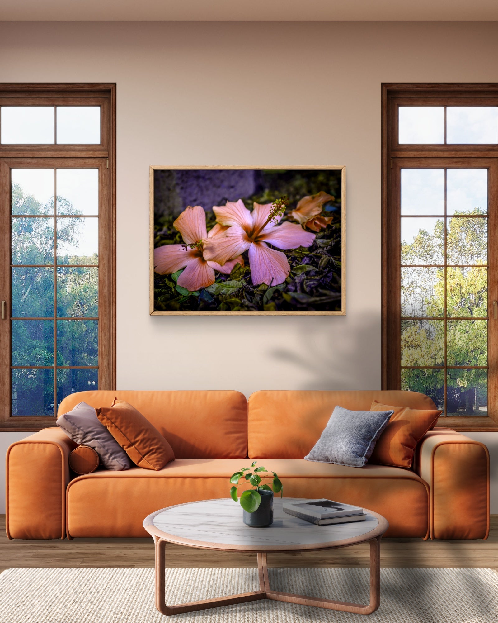 Fallen Pink Blossom True Fibre Print